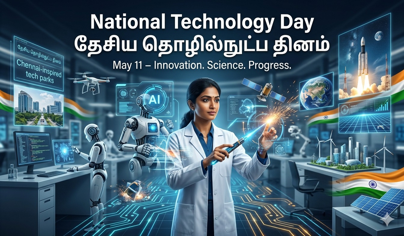 Best quality poster avaliable for National Technology Day tnposterdownload