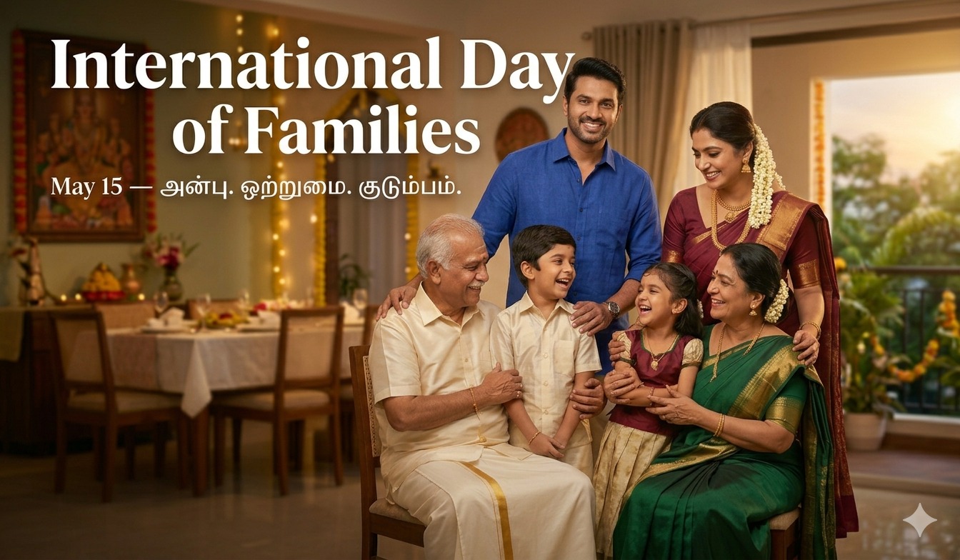 International Day of Families Celebrating Love, Togetherness, and Stronger Bonds tnposter download
