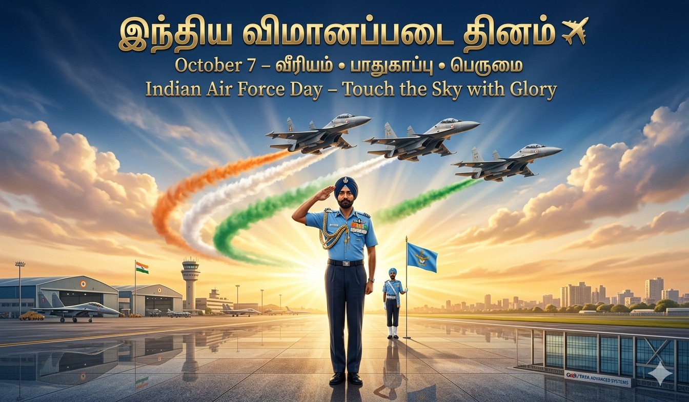 Saluting the Guardians of India’s Skies | இந்திய வான்வெளியை காக்கும் வீரர்களுக்கு வீர வணக்கம்  tnposterdownload