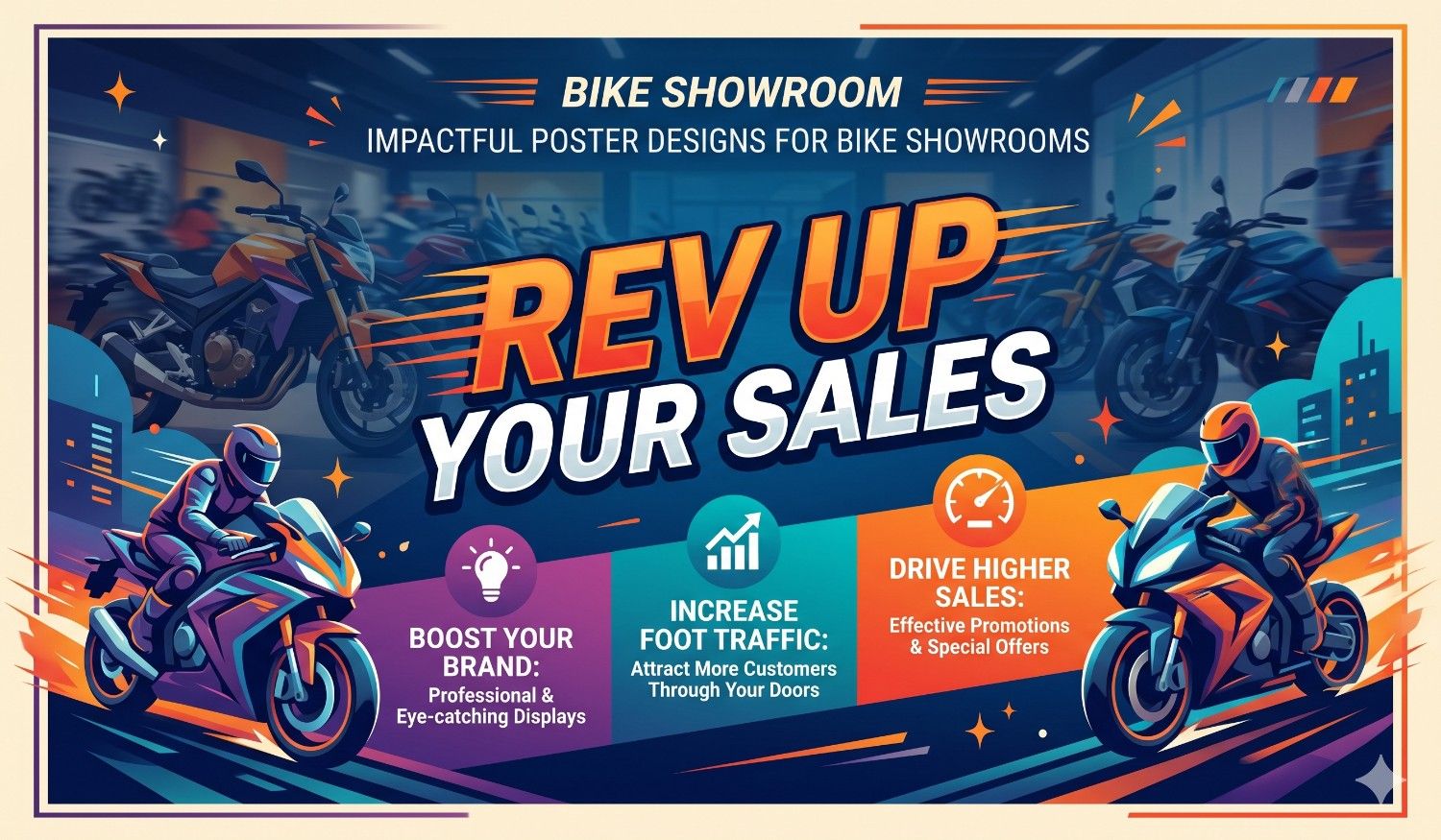 Bike Showroom,Rev Up Your Sales: Impactful Poster Designs for Bike Showrooms tamil posters